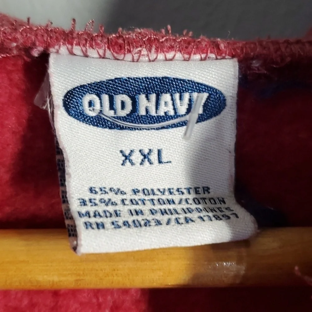 Old‎ Navy hoodie girl's size xxl sweat jacket soft inside muted burgundy